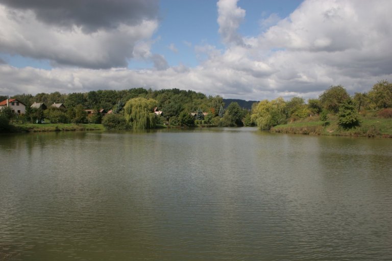 Drahotušský rybník (ještě s vodou)