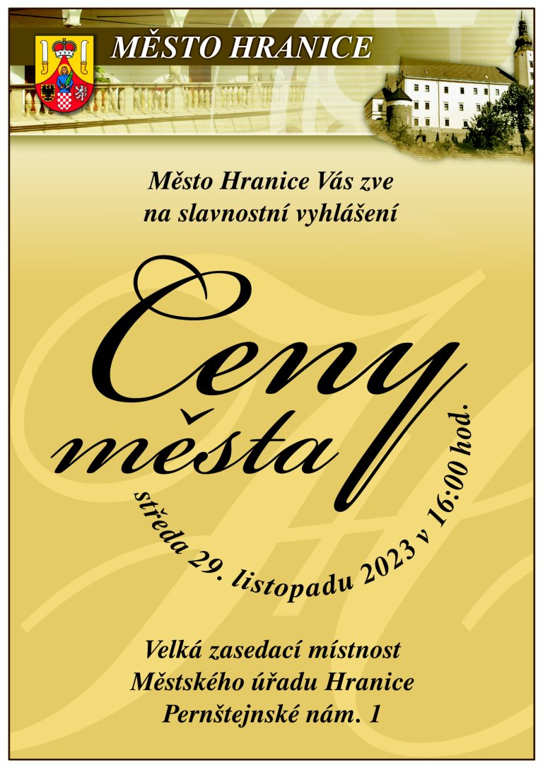 Cena města