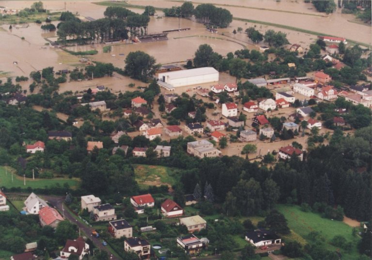 Bečva - letecký pohled