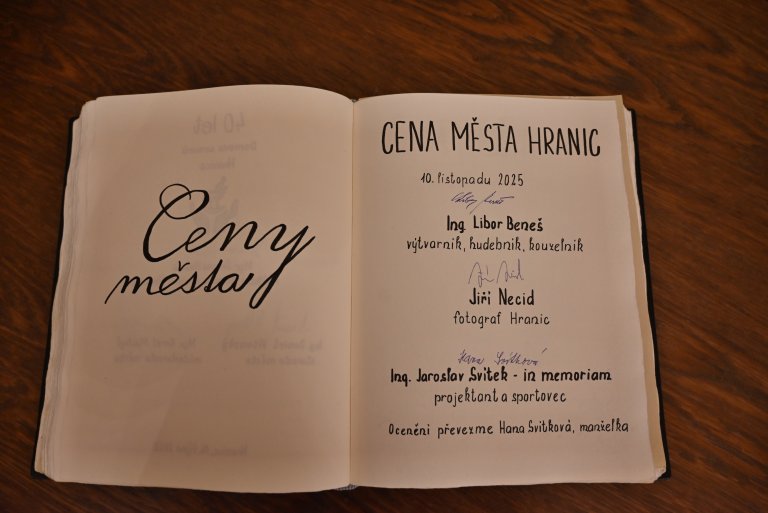 Zlaté kniha města Hranic