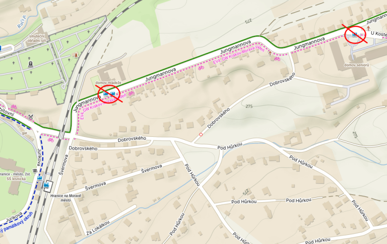 Zastávky Jungmannova