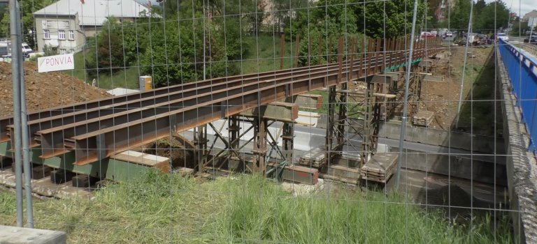 Aktuální harmonogram opravy mostu na tř. 1. máje (video)