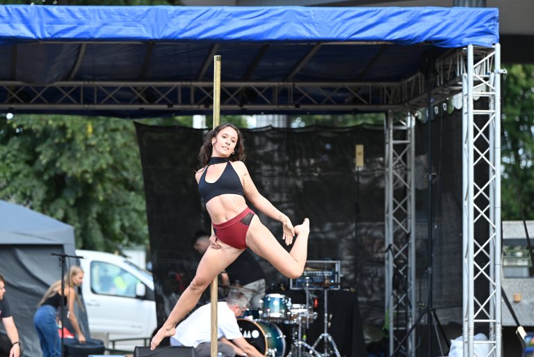 Vystoupení Lucie Mikšánkové na tyči