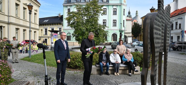 Město si připomnělo výročí úmrtí T. G. Masaryka