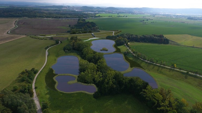 V Končinách  - vizualizace rybníčků