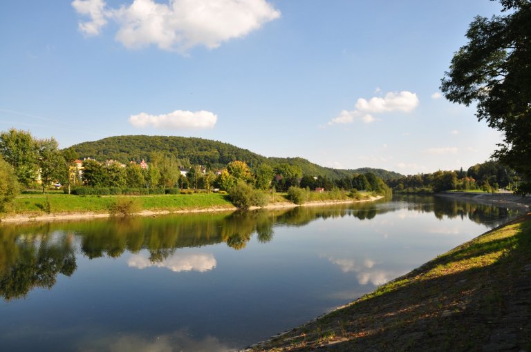 Pohled na Bečvu a Hůrku