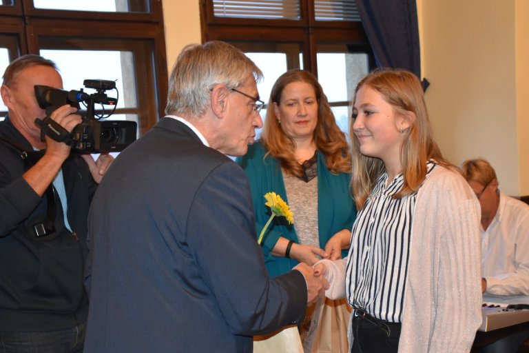 Oceněným poděkoval 1. místostarosta města PhDr. V. Juračka