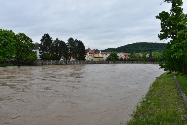 Bečva v 7 hodin ráno byla stále na 3. SPA