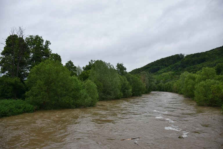 Rybáře - Bečva nesla  i velké kmeny