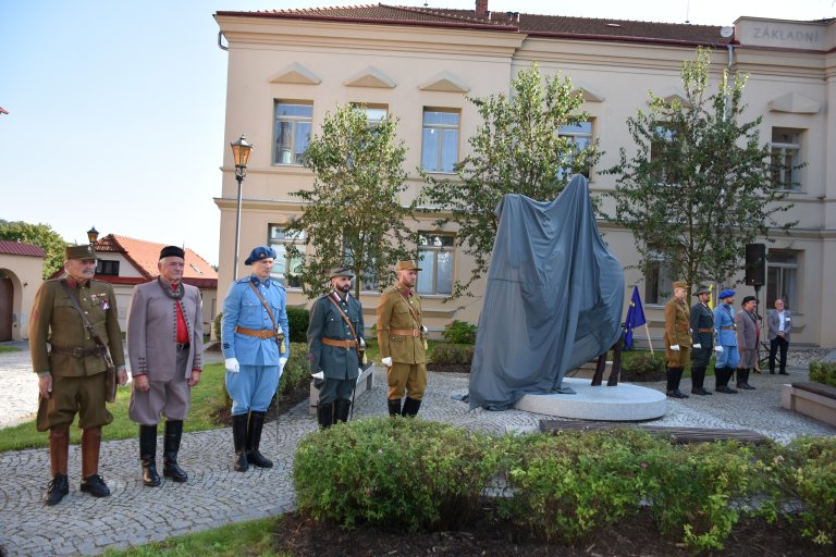 Slavnostní odhalení sochy T. G. Masaryka