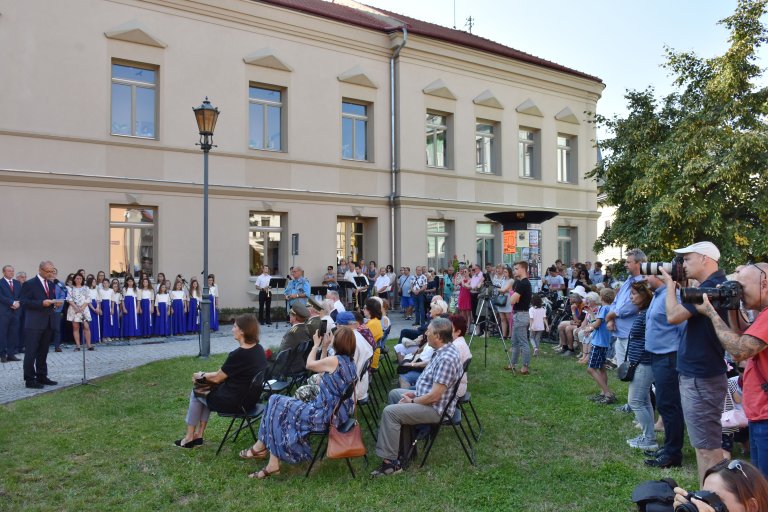 Slavnostní odhalení sochy T. G. Masaryka