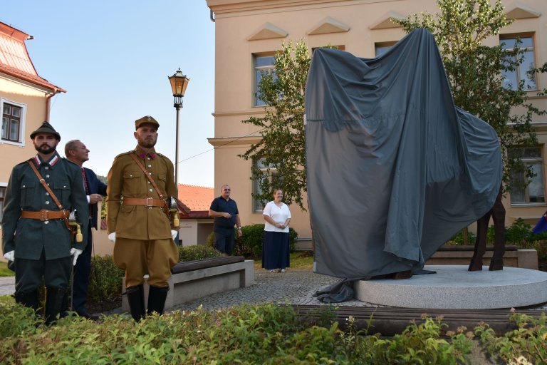 Slavnostní odhalení sochy T. G. Masaryka