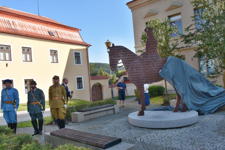 Slavnostní odhalení sochy T. G. Masaryka