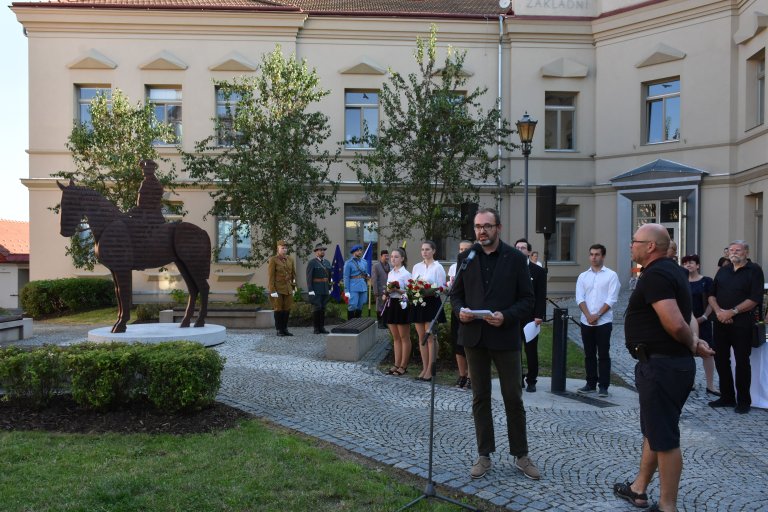 Slavnostní odhalení sochy T. G. Masaryka