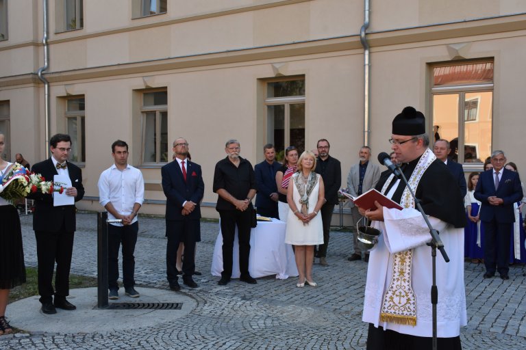 Slavnostní odhalení sochy T. G. Masaryka