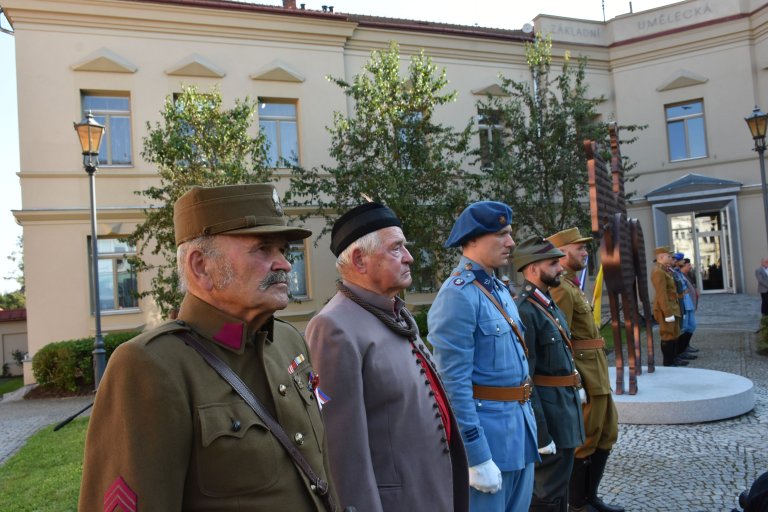 Slavnostní odhalení sochy T. G. Masaryka