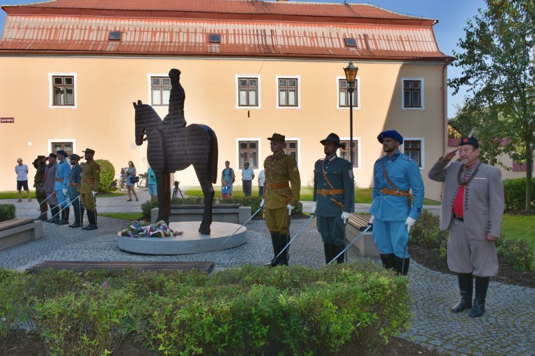 Slavnostní odhalení sochy T. G. Masaryka