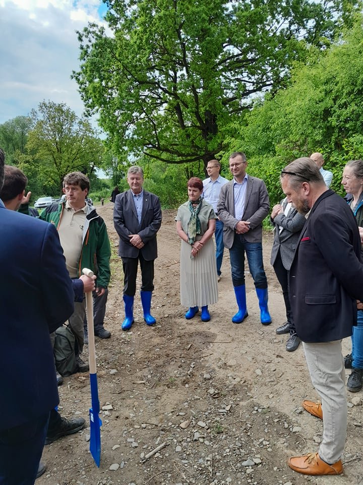 Zahájení revitalizace dalšího úseku Bečvy. Foto: V. Mach